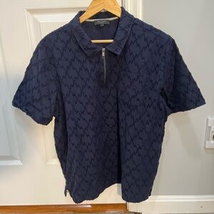 Ted baker blue collar shirt mens size 6